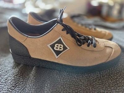 EB Brütting Gr 41 Schuhe Sneaker Braun   Velour Astroturfer 7,5 Laufschuh Top