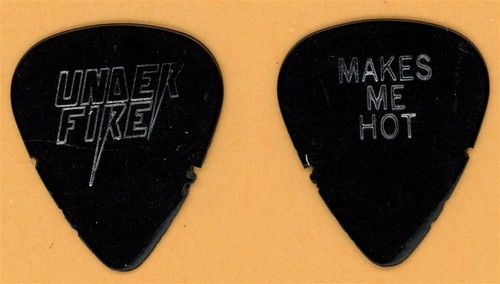 Under Fire Dave Donahoe Vintage Guitar Pick - 1991 Flames Tour