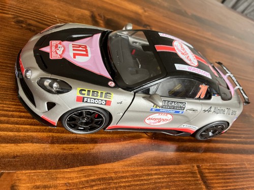 SOLIDO 1/18e - Alpine A110 Radicale 2025 "Grise" - Team Aseptogyl - Exemplaire u