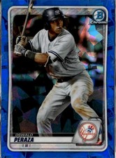 2020 Bowman Draft Sapphire Edition #BD-27 Oswald Peraza