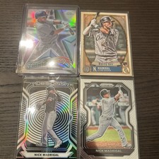 Nick Madrigal 4 Card Lot Including 3 Rookie Cards