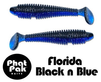 Swimbait Paddle Tail Keitech Style 2.8'' 30 Ribbed Soft Plastic Bass Fishing Lure