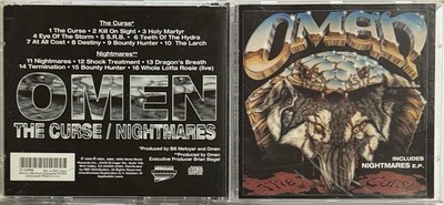 Omen The Curse / Nightmares EP CD 1996 Metal Blade Heavy Thrash Metal Like New