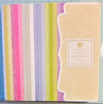 Anna Griffin Perfect Palette II Everyday Cardstock/Glitter pack- New and Rare!!