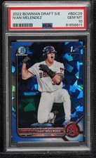 2022 Bowman Chrome Draft Sapphire Edition Ivan Melendez PSA 10 GEM MT 0m4r