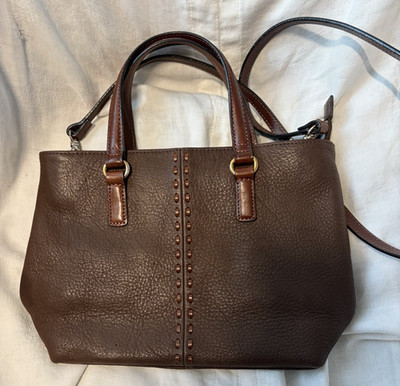 Fossil Handbag Brown Leather