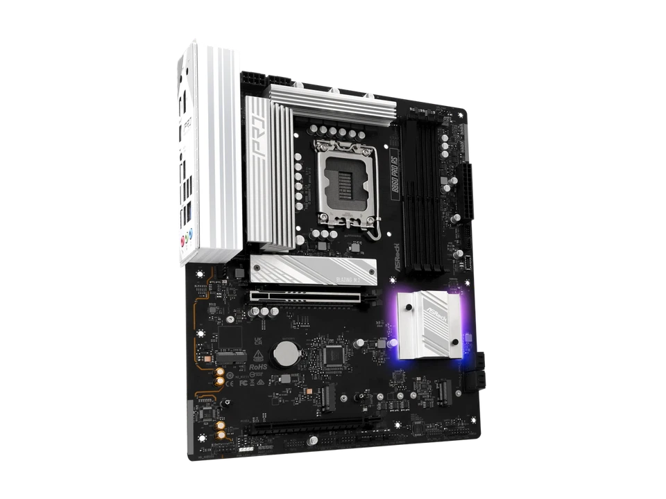 ASRock B860 Pro RS LGA 1851 Intel B860 SATA 6Gb/s DDR5 Intel Core Ultra ATX - Image 3 of 4