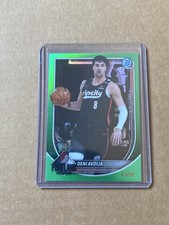 2025-26 Bowman Chrome #BCV-187 Deni Avdija Green Refractor #/99 NBA Trailblazers