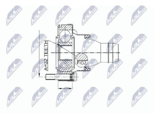 JOINT KIT DRIVE SHAFT NPW-BM-002 FOR BMW 7/E65/E66 X5/E53 M57D30 M54B30 3.0L - Image 4