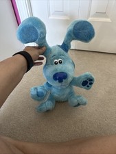Blues Clues talking animated Blue 10" to 15" w ears up. Plush Dog