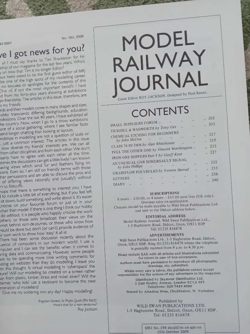 Konvolut sechs Modelleisenbahn Journal Zeitschriften 193-199 2009/2010