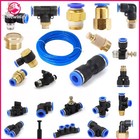4-6-8-10-12-14-16mm All Type Pneumatic Push In Fitting Air Water Pipe Connector