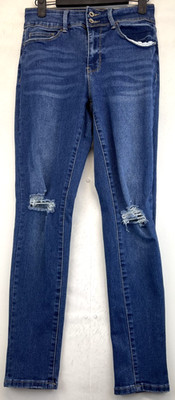 California Vintage Jeans - Juniors Size 7/28 - Blue - Skinny - Mid Rise (5021)