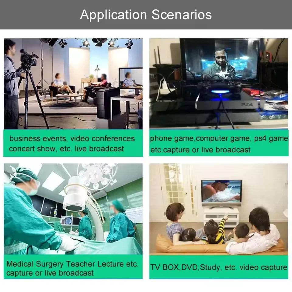 4K Audio Video Capture Card USB 3.0 HDMI Video Capture Device Full HD Recording - Image 4 of 4