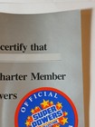 Rare DC Comics 1984 Kenner Super Powers Mail Away Fan Club Charter Member Sign — photo 5