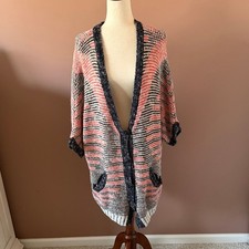 Anthropologie Moth Carrefour Jacquard Cardigan Sweater with Pockets