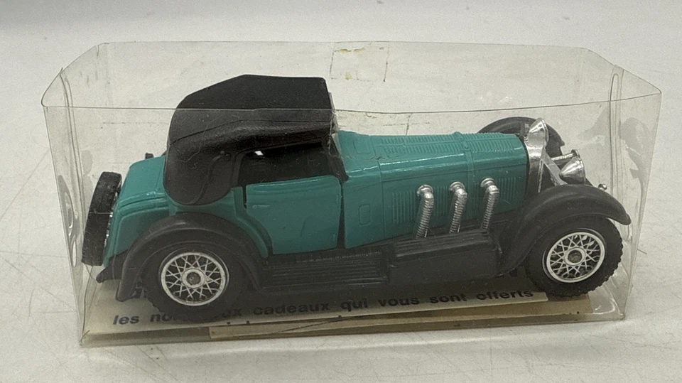 Modelo de plástico Norev vintage #150 Mercedes Benz SSK 1928 escala 1/43 casi nuevo Foto 2 de 4