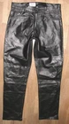 Rover & Lakes Men's Leather Jeans/Leather Pants Black Made Of Smooth IN W34/L35