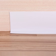 Flexible Wall Base Baseboard Molding Trim 5" Width x 39.37Ft Length, White