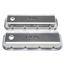 Edelbrock 4275 Elite Ii Valve Covers For Chevy Big-block V8 1965 Later. Edelbrock 4275 Elite Ii Valve Covers For Chevy Big-block V8 1965 Later.