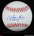 Nate Jones Autograph Signed Rawlings OMLB Baseball AUTO MLB COA