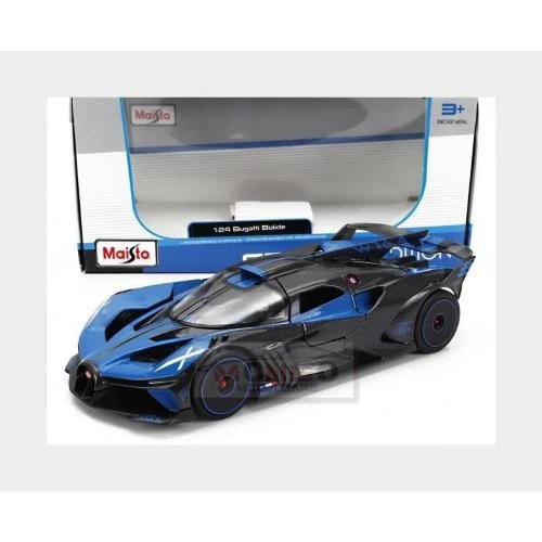 1:24 MAISTO Bugatti Bolide W16 8.0 Four-Turbo 1850Hp 500Km/H 2020 MI32911-BL - Immagine 2 di 2