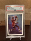 1990-91 NBA HOOPS Art Card Team Checklist Michael Jordan #358 PSA 10 Gem Mint