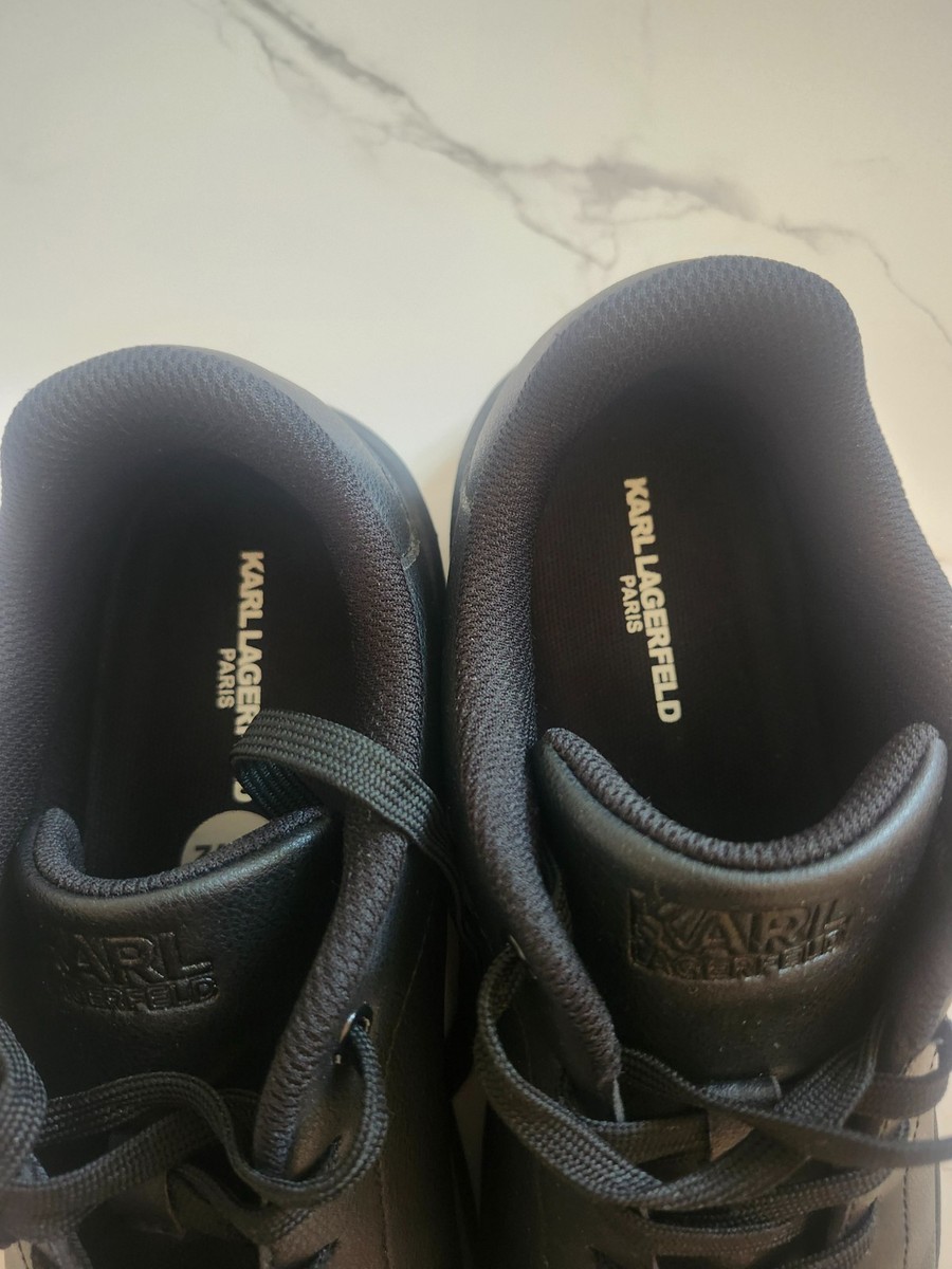 Karl Lagerfeld Paris | Men's Cyro Black Sneakers | Size 9.5 M View 6