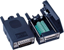 DB15 Solderless Serial to 15-Pin Port Terminal Adapter Connector Breakout Board