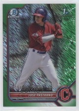 2022 Bowman Chrome Prospects Green Shimmer Refractor 15/99 Jose Pastrano zg6
