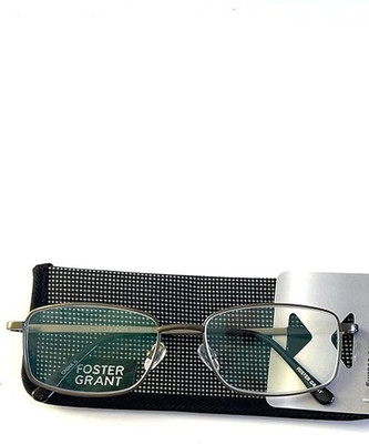 Foster Grant Men's Reading Glasses T10 Gunmetal
