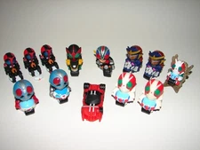 SD Masked Rider Lot of 15 Figures! Godzilla Gamera Ultraman