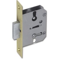 Junie 667 Bart-Einsteckschloss, Dornmaß 20 Mm, Stahl/Stulp Messing