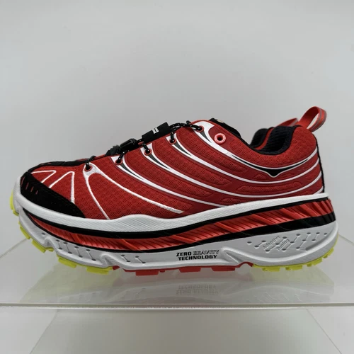 Nuovissimo uomo Hoka One One Stinson EVO OG Habanero rosso 1155350 HBN taglia 8 5