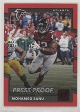 2017 Panini Donruss Press Proof Red Mohamed Sanu #9 3a3