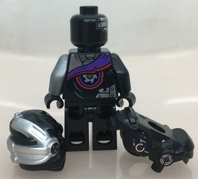 LEGO&reg; - Minifigure Ninjago Nindroid General Cryptor 70596 Samurai X Cave - njo0221