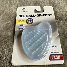 1 Pair Sofcomfort Gel Ball Of Foot Cushion one size fits Most new Insole 2 Pack