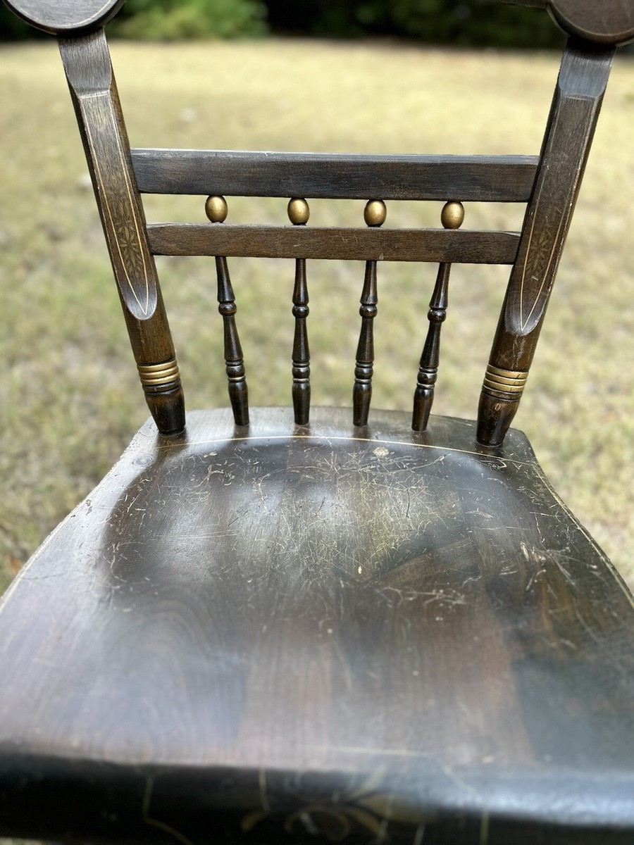 Vintage Ethan Allen Thumb Back Dining Chair Hitchcock Windsor