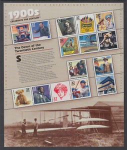 Celebrate the Century 切手シート
10完ファイルブック付き Celebrate the Century Stamps 1900 | eBay