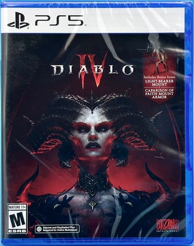 Diablo IV 4 Playstation 5 PS5 Lichtträger Reittier & Caparison Glaube Reittier Rüstung
