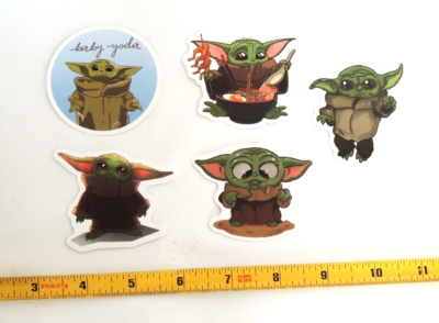 Baby Yoda Sticker Lot Grogu Mandalorian Star Wars Cute! | eBay