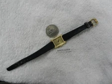 RARE VINTAGE 80s-90s GOLD PL. MOVADO WATCH NEW BATT. CONCORD CASE SWISS 6 JEWEL