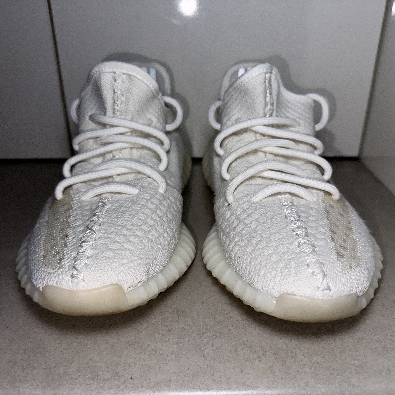 Adidas YEEZY Boost 350 V2 Bone Sneakers Size US Mens 5 (or Womens US 6) thumbnail 5