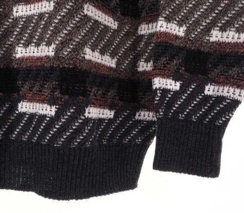 Suéter de colección Jantzen para hombre talla XL manga larga doble negro multicolor - Imagen 4 de 7