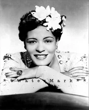 Billie Holiday 1939 Singer BW Photo Advertisement Vintage Poster Print Retro Art