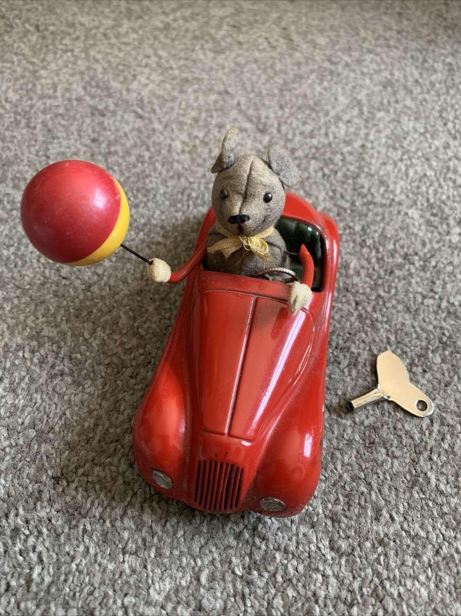 Schuco(シュコー)　赤いオープンカー ミニカー ナンバー6 Schuco(シュコー) 赤いオープンカー ミニカー ナンバー6