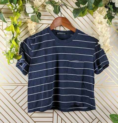 White Striped pocket Short Sleeve 