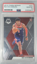 Rui Hachimura 2019-20 Panini Mosaic #231 RC Rookie PSA 10 - Wizards