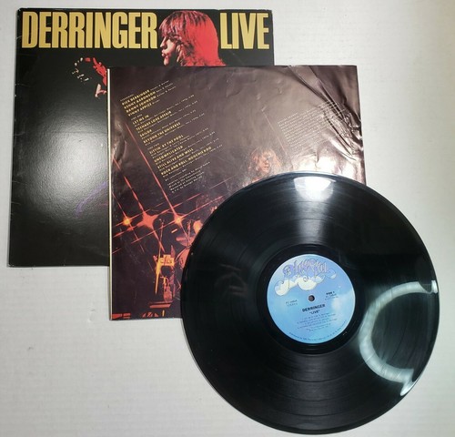 Rick Derringer - Live 1977 Original Vintage Vinyl Record LP 12" 33rpm Rock - Picture 3 of 4