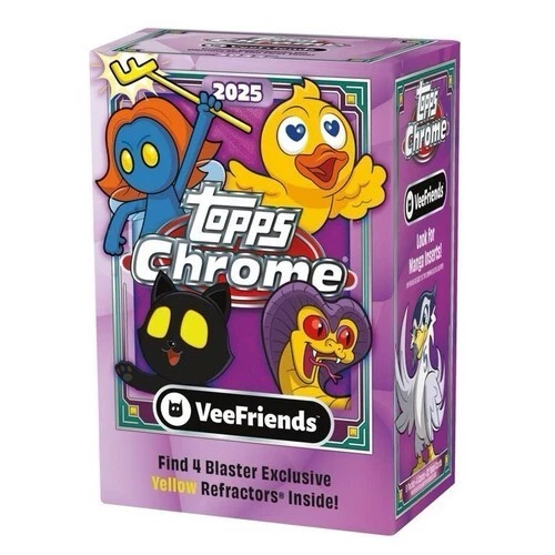 2025 TOPPS CHROME VEEFRIENDS VALUE/BLASTER BOX - RIPPED LIVE ONLY